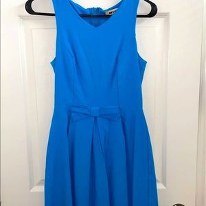 Blue Bow Pin Up Dress